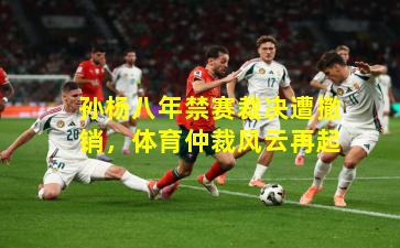 孙杨八年禁赛裁决遭撤销，体育仲裁风云再起