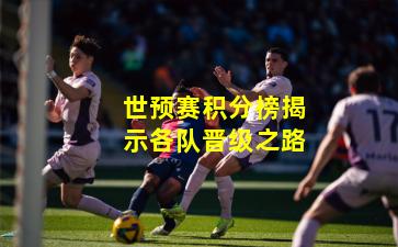 世预赛积分榜揭示各队晋级之路